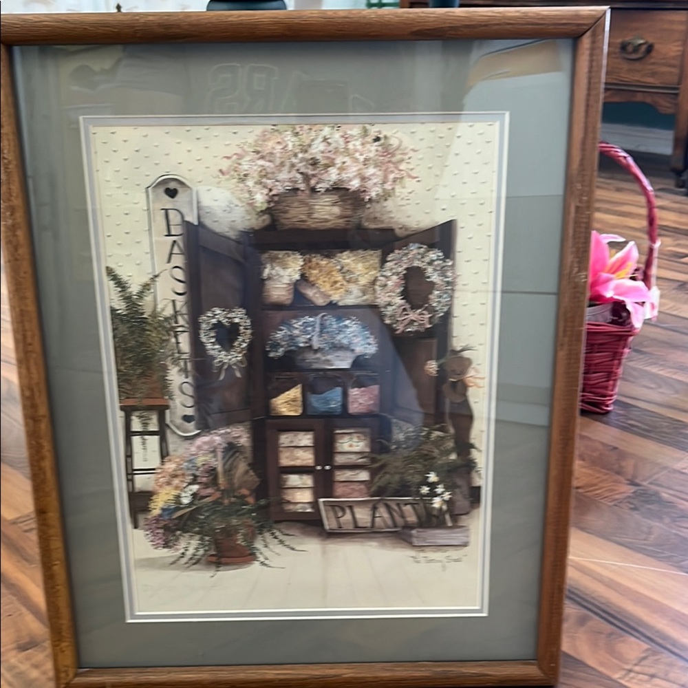Signed “The Potting Shed” Print by Pat Richter